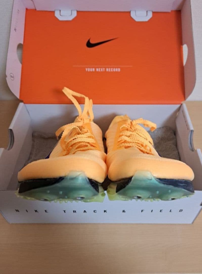 NIKEマックスフライ オレンジ/ネイビー世界陸上限定カラー特別価格