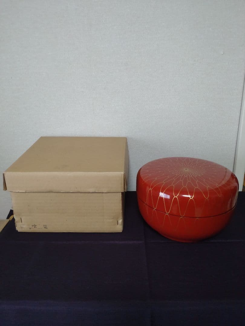 食籠　網目蒔絵　茶道具