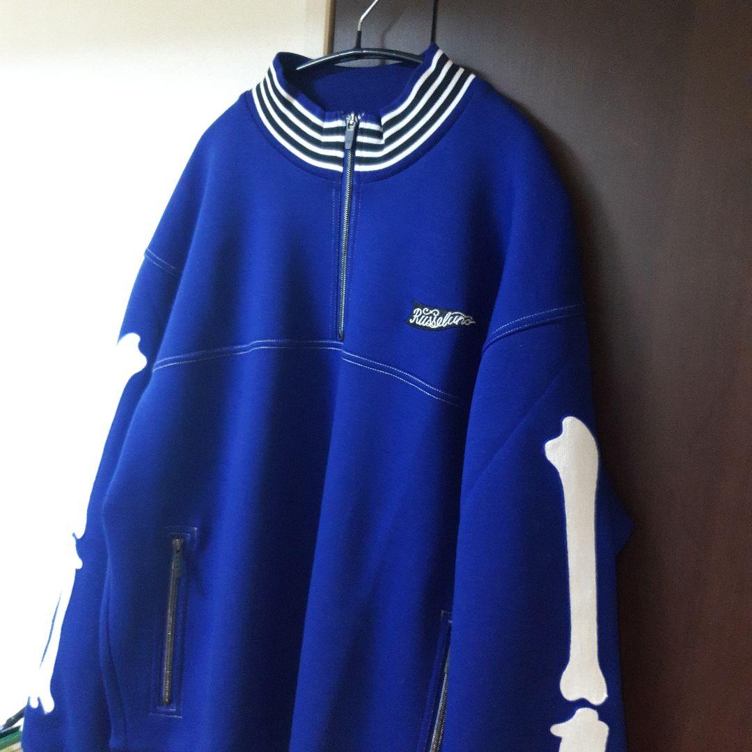 新品6サイズ 定価42,900 ラッセルノ　メンズウエア ジップアップトレーナー