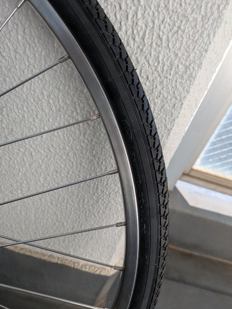 米*也様 2/24削除【新古品】自転車　前輪　27インチ
