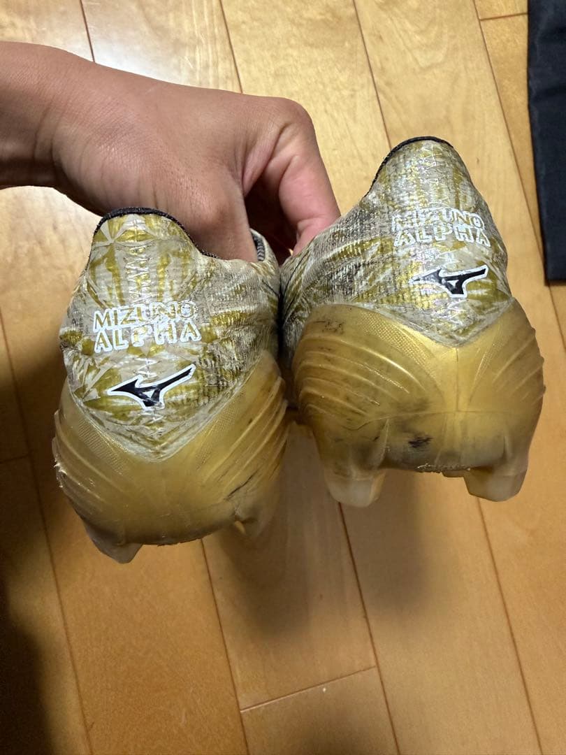 Mizuno アルファジャパン 袋付きシューズキーパー付きスパイク 26.5
