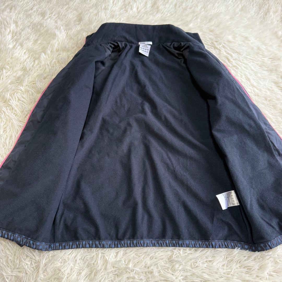 【アディダス】美品 トラックジャケット ネイビー 水玉 ドット M レディース