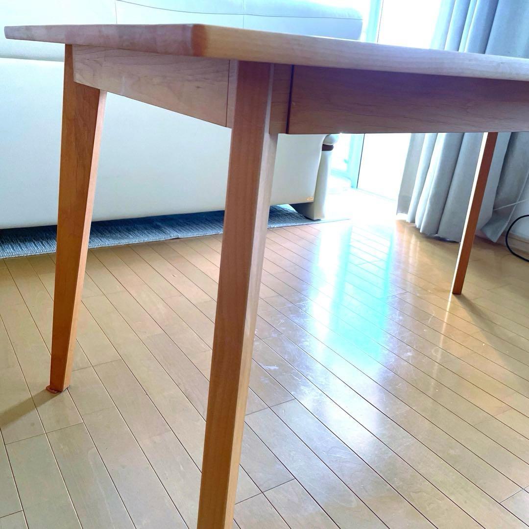 モモナチュラル ダイニングテーブル 美品 長方形