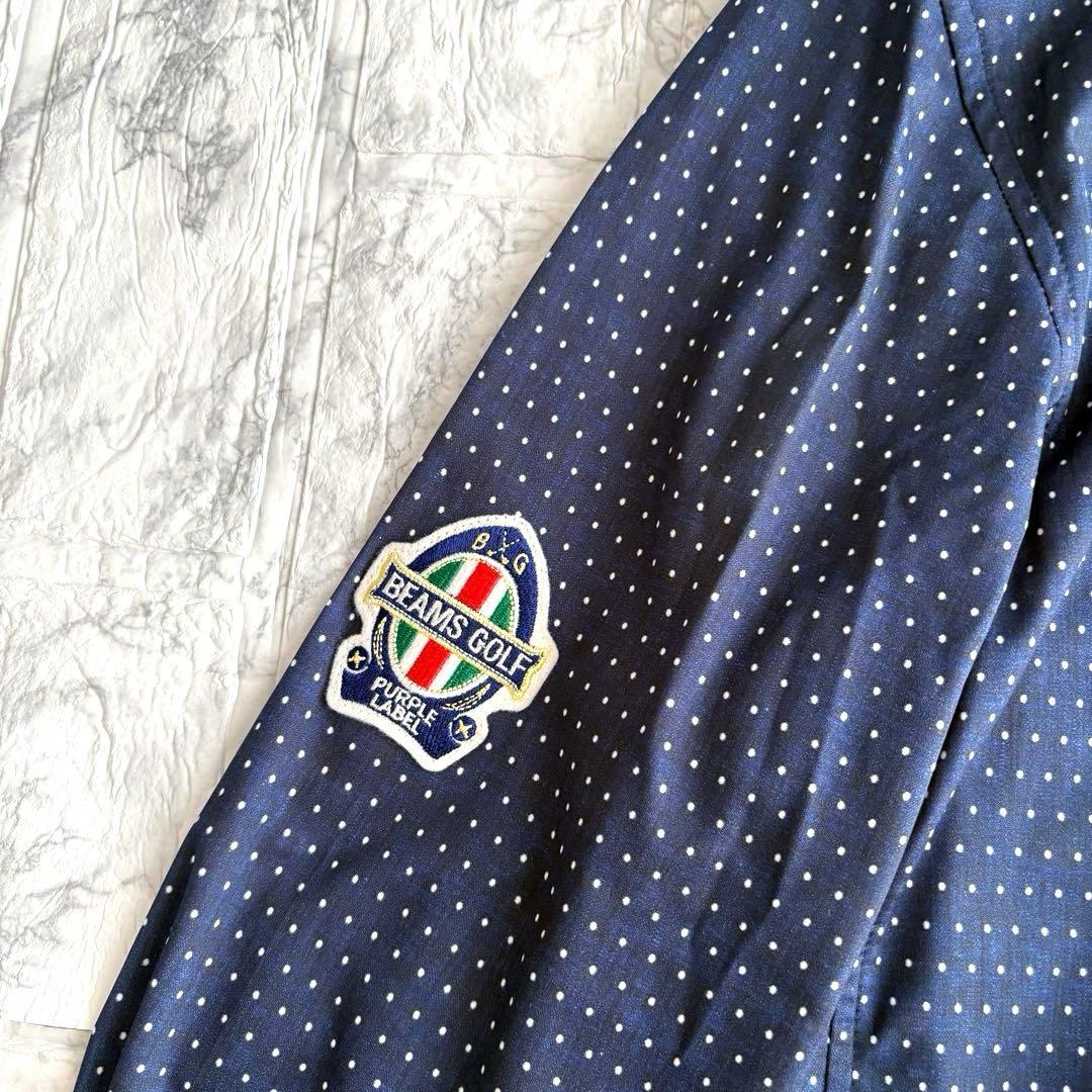 BEAMS GOLF ビームスゴルフ エアシャット タラッティ ブルゾン S 紺