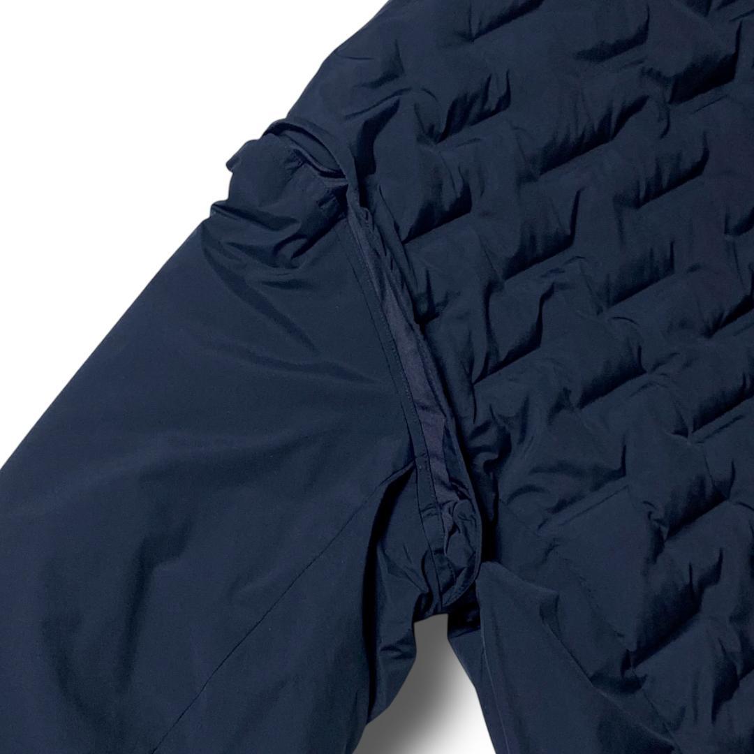 XXL 定2.5万 CUTTER&BUCK 圧着加工 ブルゾン ジャケット 紺