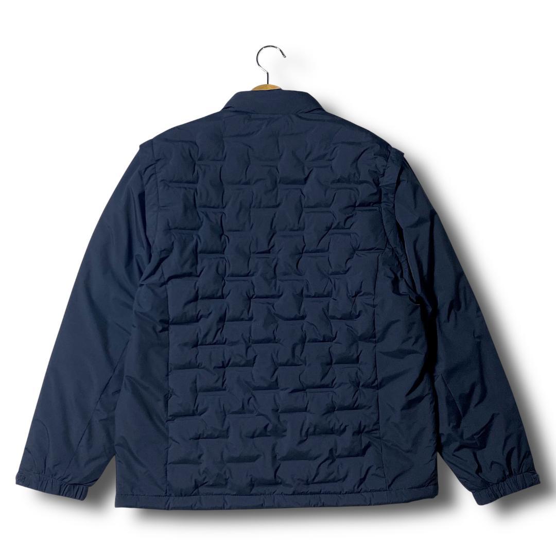 XXL 定2.5万 CUTTER&BUCK 圧着加工 ブルゾン ジャケット 紺