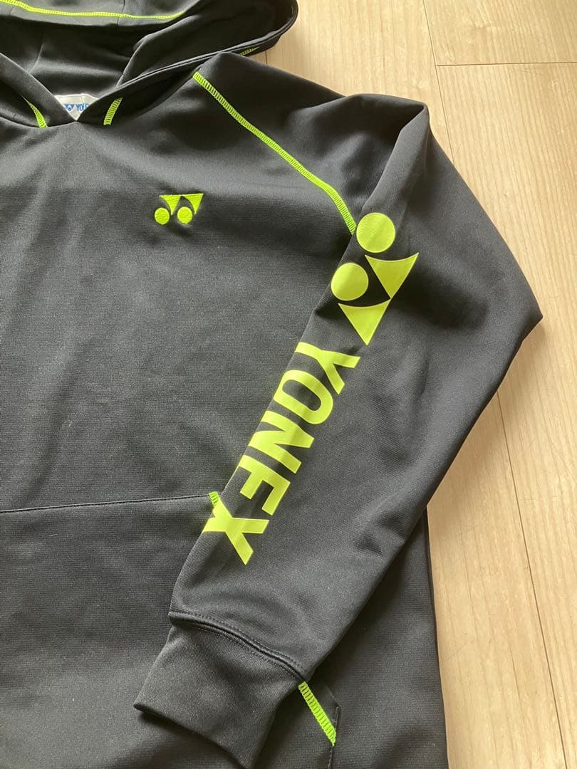 YONEX ヨネックス セットアップ パーカー パンツ M ブラック イエロー