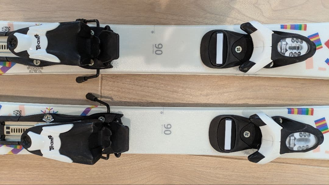 ジュニアスキー板90cm ポール　ストック75cm セットスワローswallow