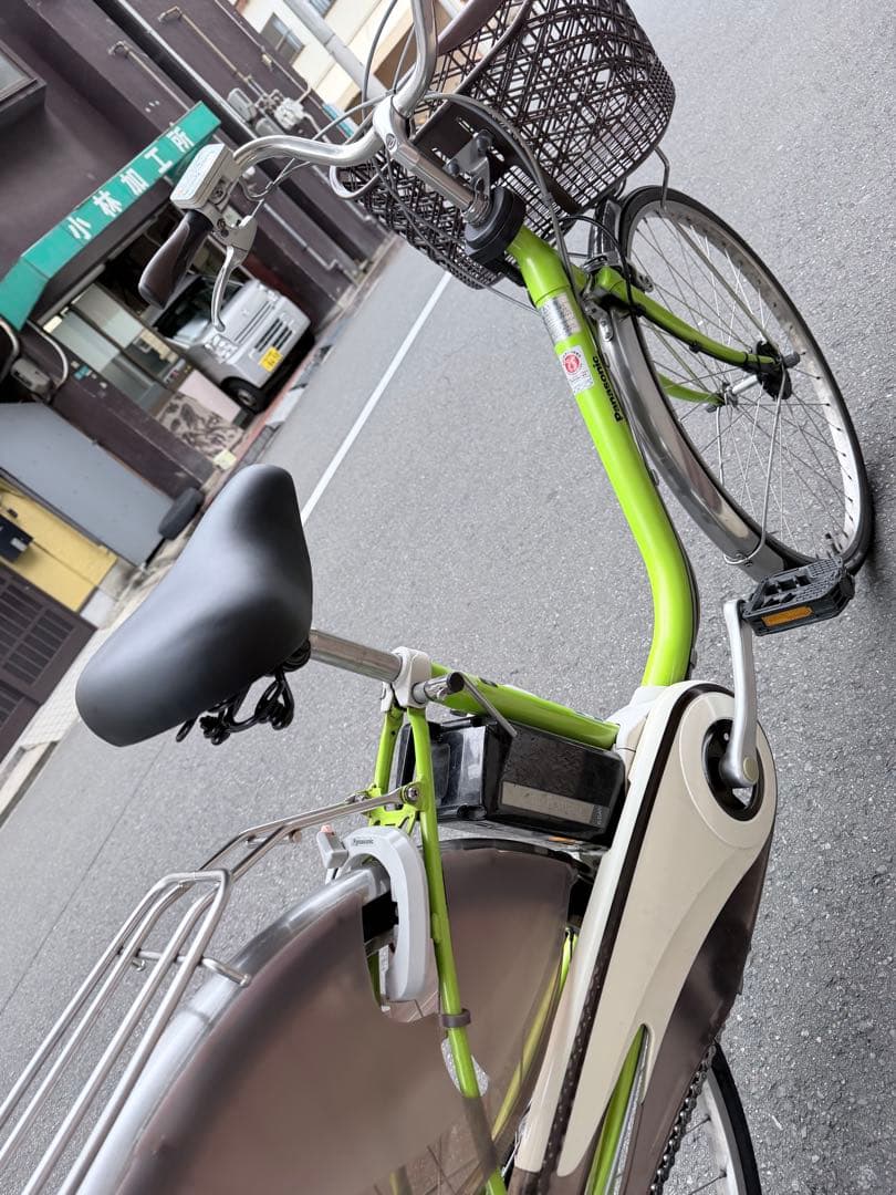 大阪府　パナソニック　電動アシスト自転車　26インチ
