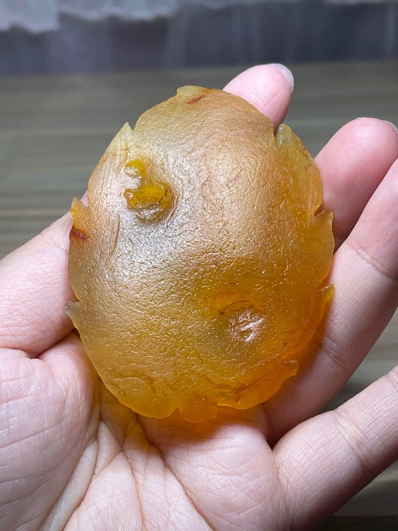 綺麗^ - ^ ❣️ 天然石　瑪瑙  セミ　金蝉　手彫り置物 原石
