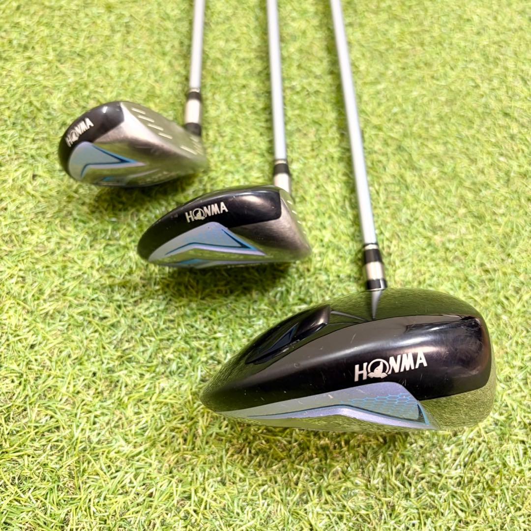 HONMA Be ZEAL 525 ウッド3本セット レディース L 初心者 右