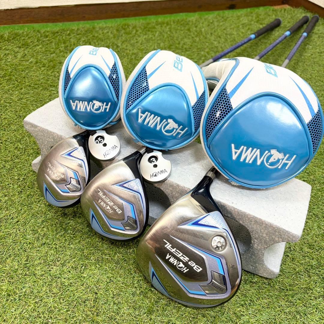 HONMA Be ZEAL 525 ウッド3本セット レディース L 初心者 右
