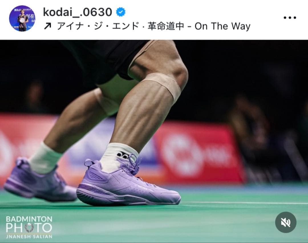 ビクター　奈良岡・リージージャ選手着用 A970NitroLite 26.5cm