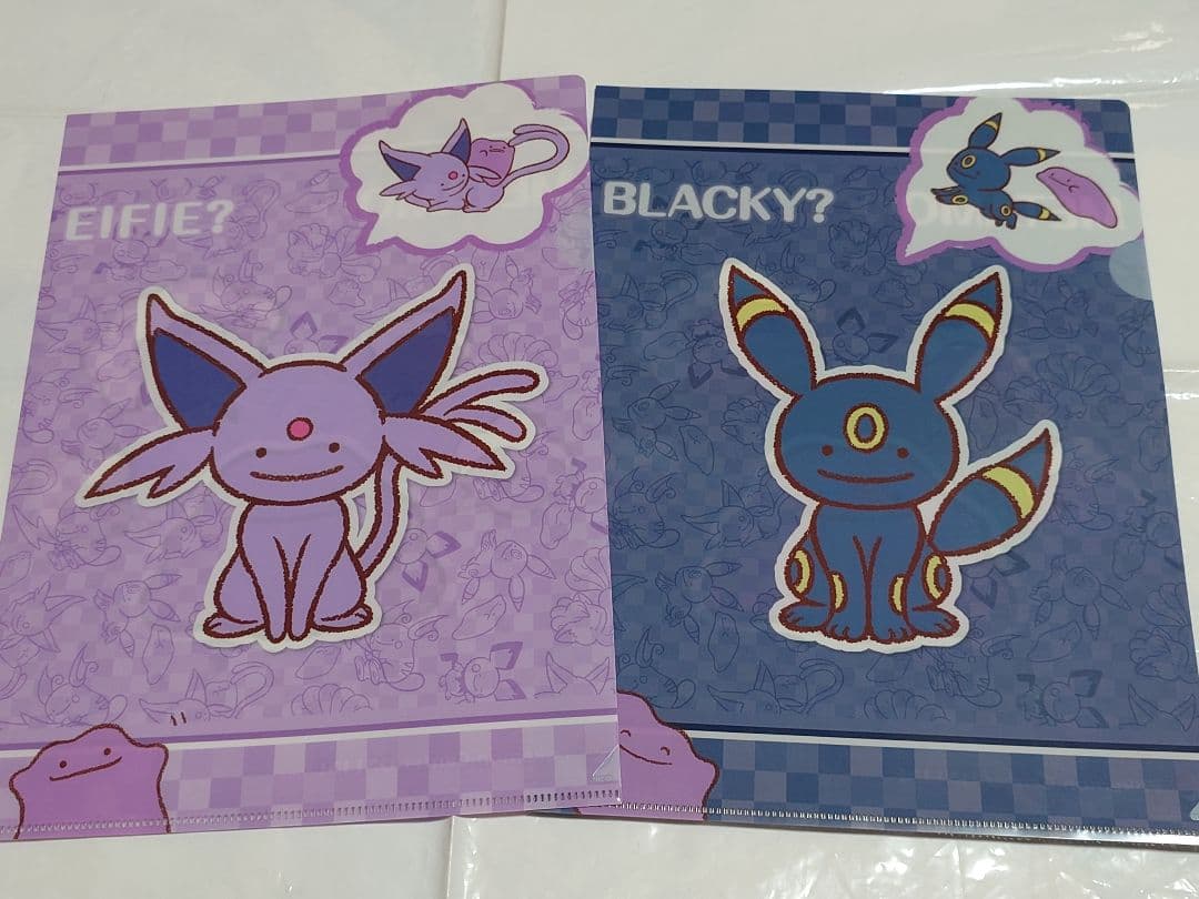 ポケモン☆へんしん！メタモン クリアファイル6枚 イーブイ ブラッキー ブイズ