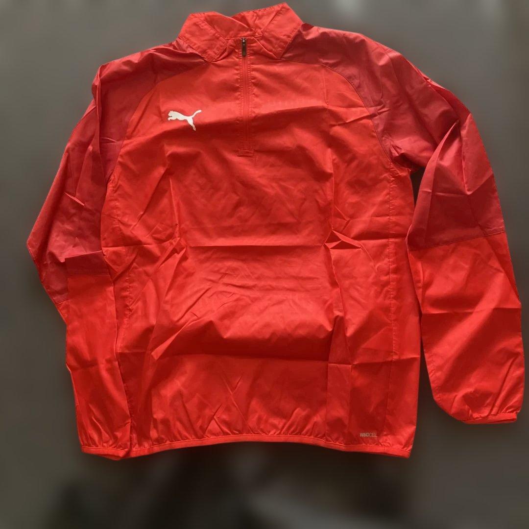 Puma 未使用品　WINDCEL レッドウィンドブレーカー　ピステ　上下セット