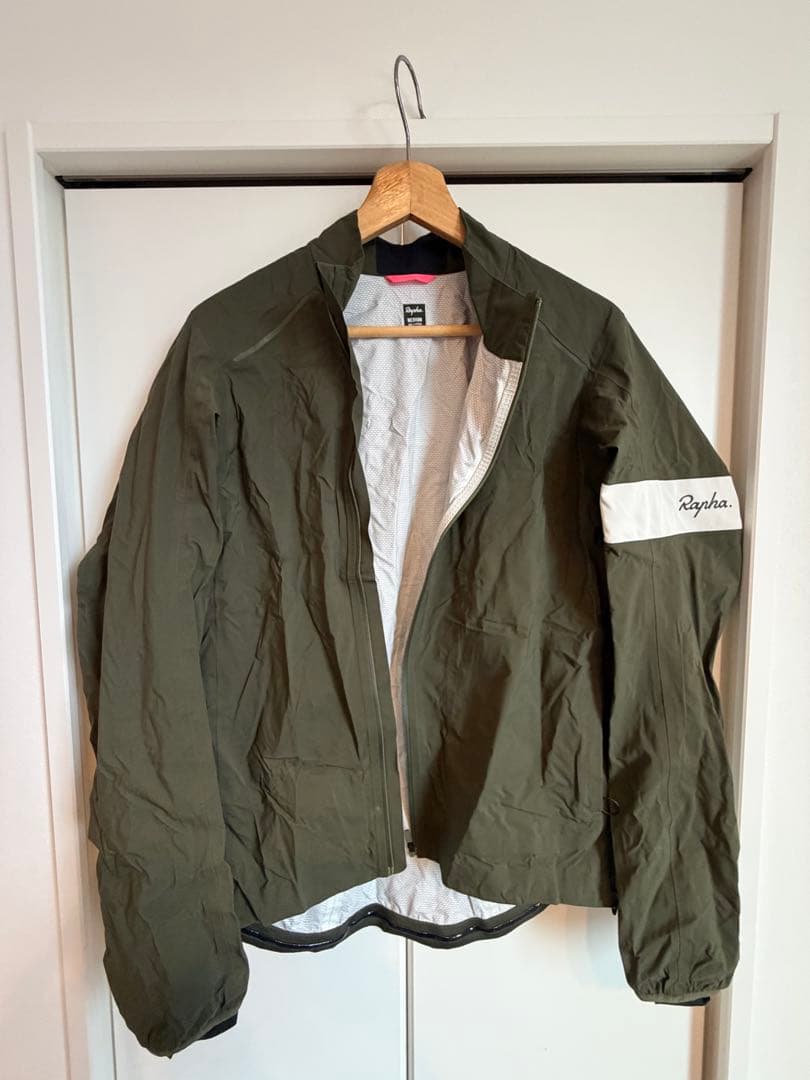 Rapha クラシックレインジャケット Ⅱ サイクルジャケットグリーンMサイズ