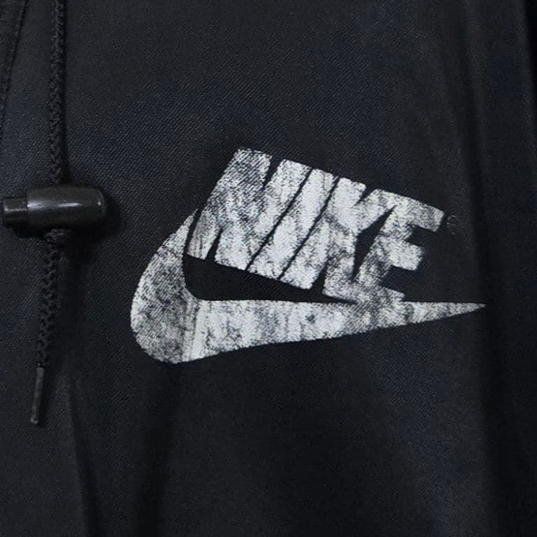 NIKE　ベンチコート【L】　ブラック　フード付き　ボア　ナイキ