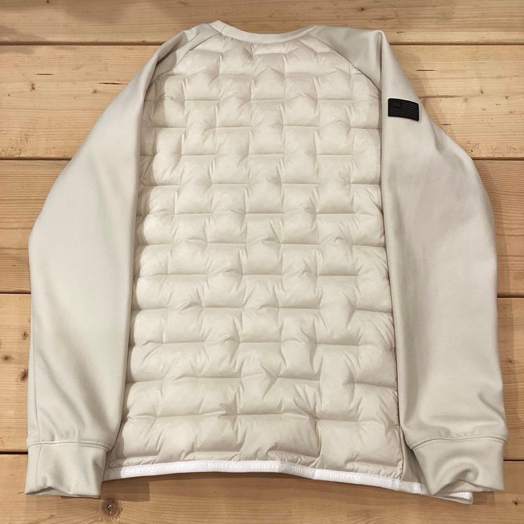 BRIEFING 新品　WOMEN’S HYBRID DOWN CREWNECK