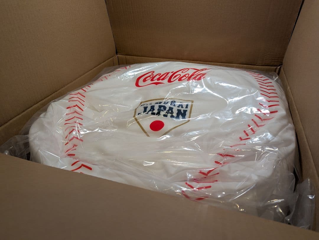 ★希少限定品★ コークオン サムライジャパン ボール型ビーズクッション