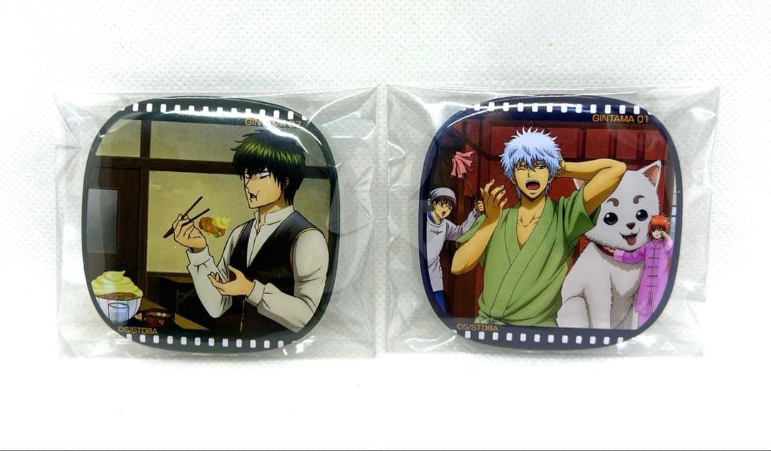 銀魂 くつろぎコレクション 缶バッジ 2枚セット