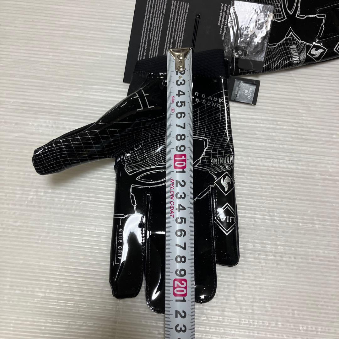 送料無料 新品 underarmour アメフト グローブUA BLUR XL