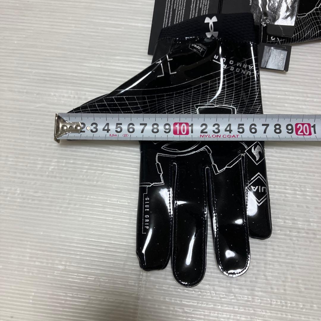 送料無料 新品 underarmour アメフト グローブUA BLUR XL