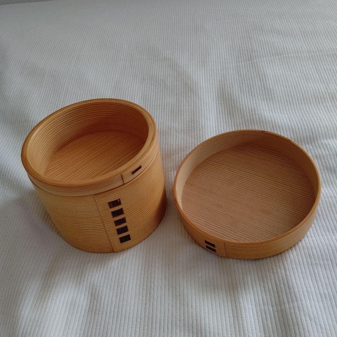 栗久 弁当箱(丸２段 )