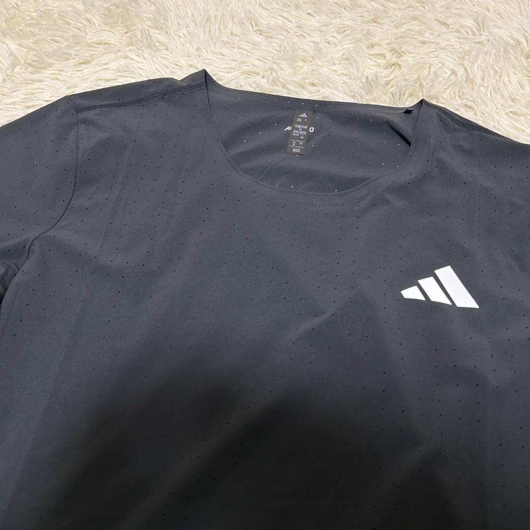 人気　adidas　アディダス　ランニング　セットアップ　アディゼロ　2XL