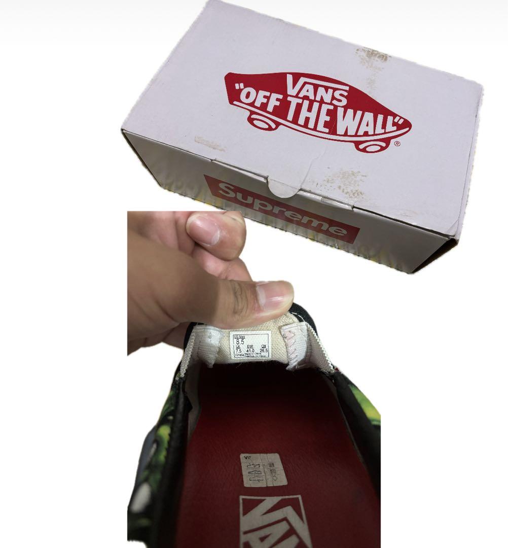 2018ss supreme vans スカル 箱送料かかるんで送んないです