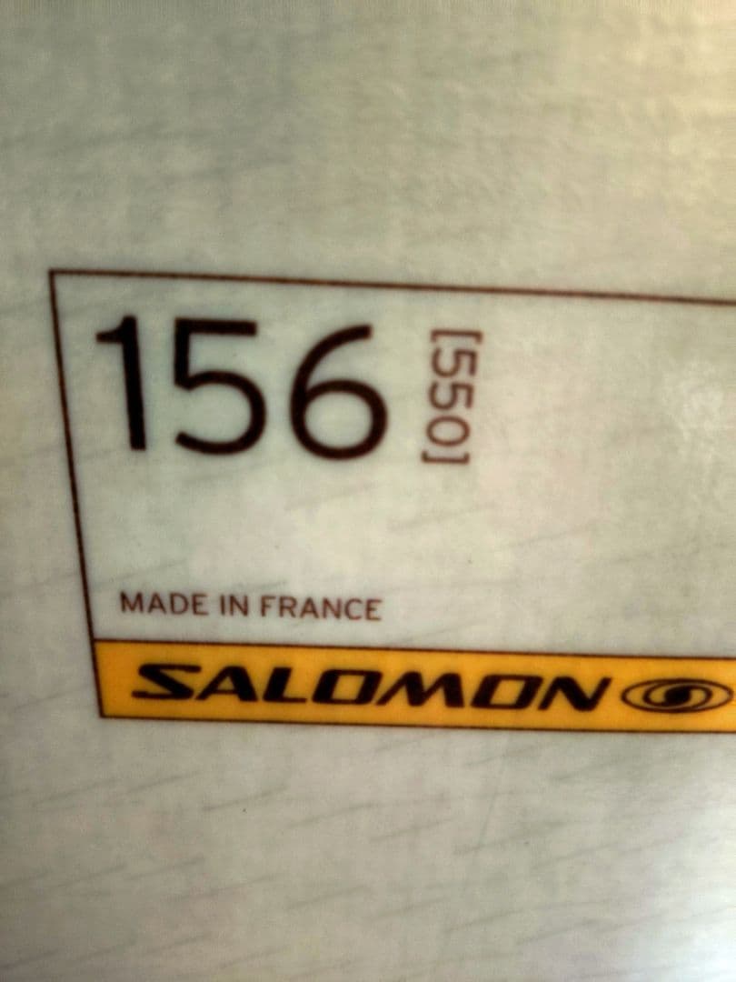 スノーボード板　【希少/フランス製】SALOMON サロモン 156cm