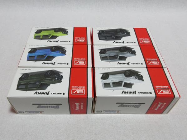 SUZUKIスズキjimnyジムニープルバックカー全６色６種フルコンプ箱付き美品