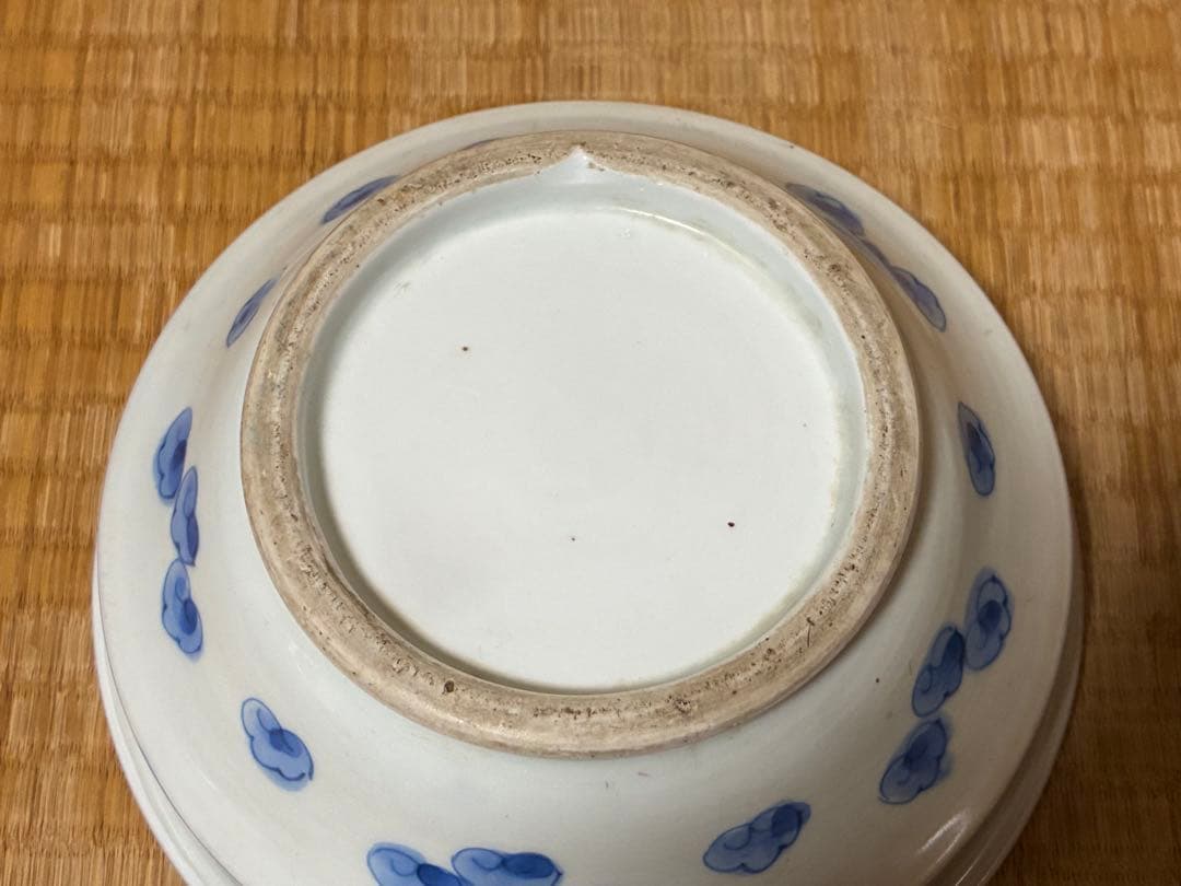 古伊万里 伊万里 染付 風景紋 蓋物 時代物