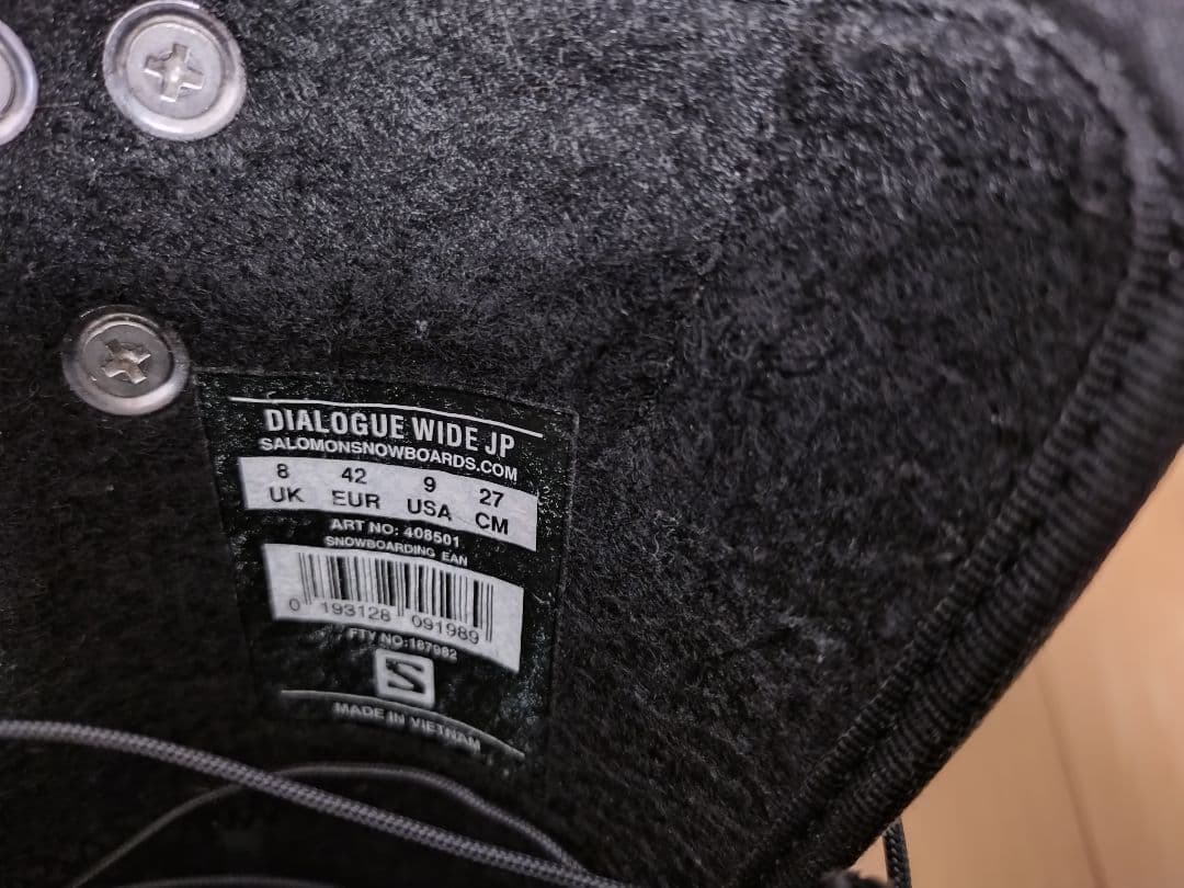 SALOMON DIALOGUE WIDE JP 19-20　スノーボードブーツ