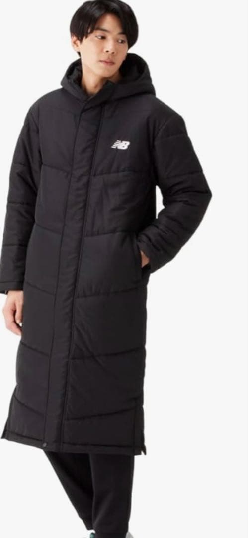 New Balance ベンチコート ブラック