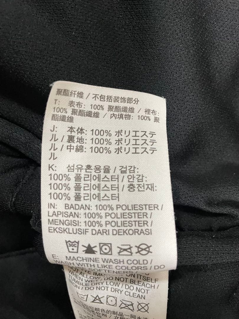 NIKEナイキ 中綿ジャケット パーカー XXL ブラック メンズ ゴルフ普段着