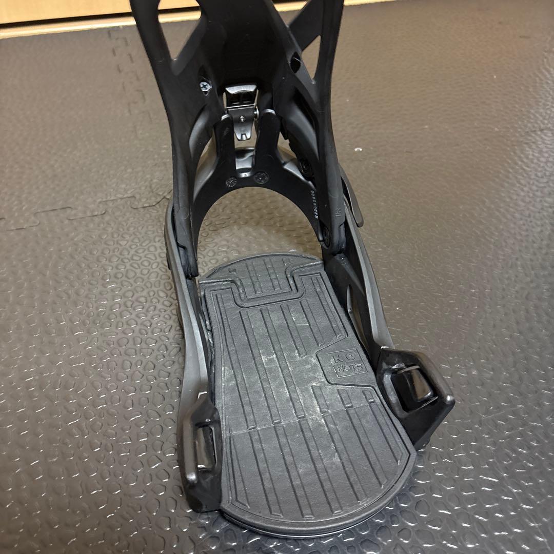 BURTON STEP ON バインディング MENS Sサイズ 黒 22-23