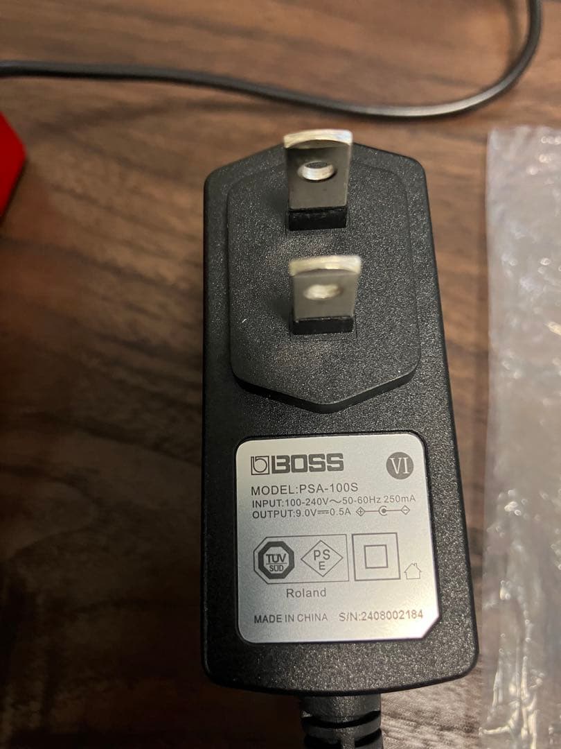BOSS VE-20 & BOSS純正アダプターPSA-100S