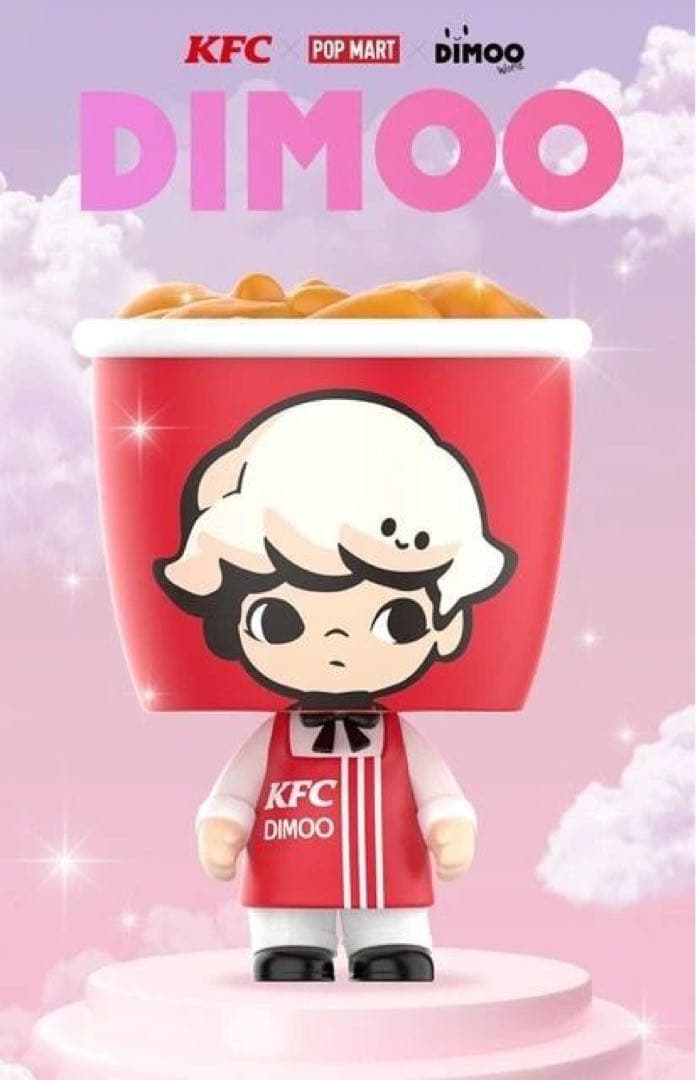 POP MART KFC コラボDIMOO シークレット　エースフライドチキン