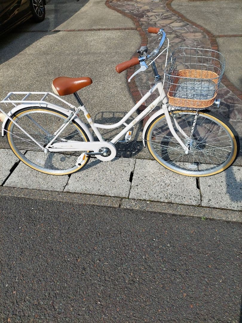 美品⭐子供用女の子　自転車　24インチ　オリーブデオリーブ　京都北部引き取り