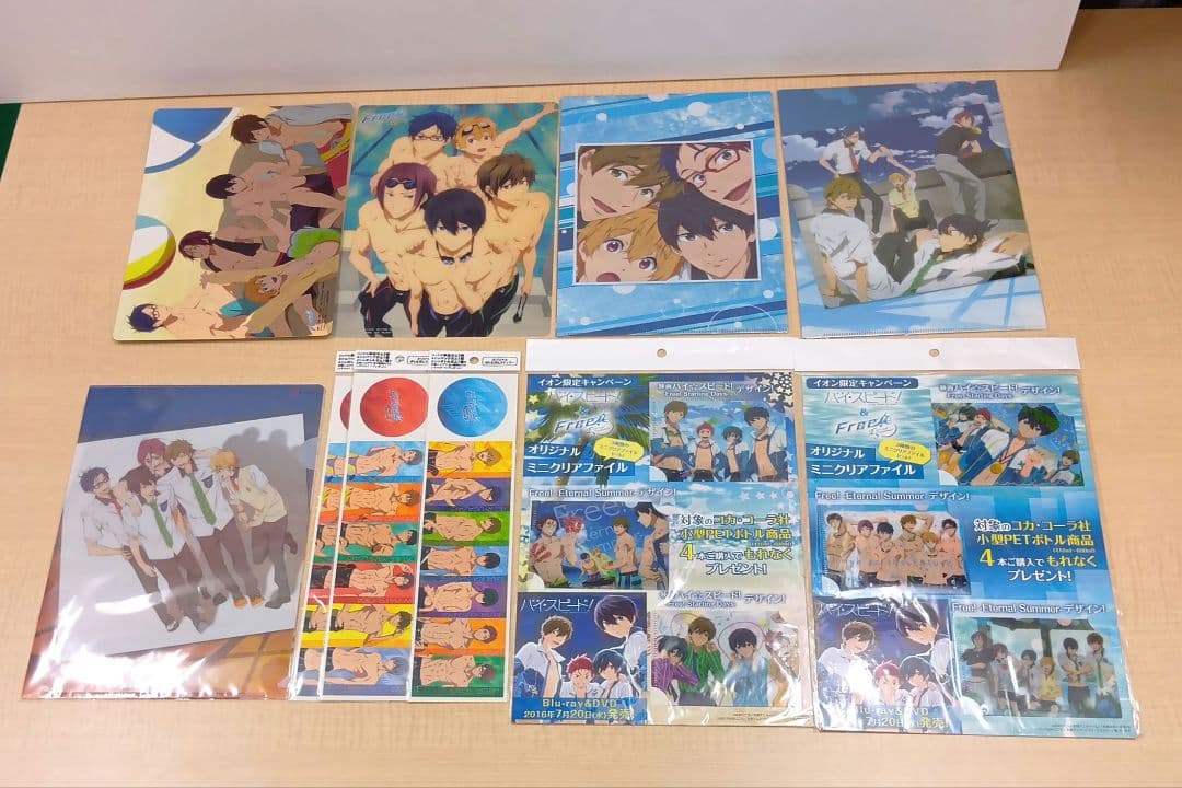 ❶Free! クリアファイル 下敷き スタンドポップなど まとめ売り