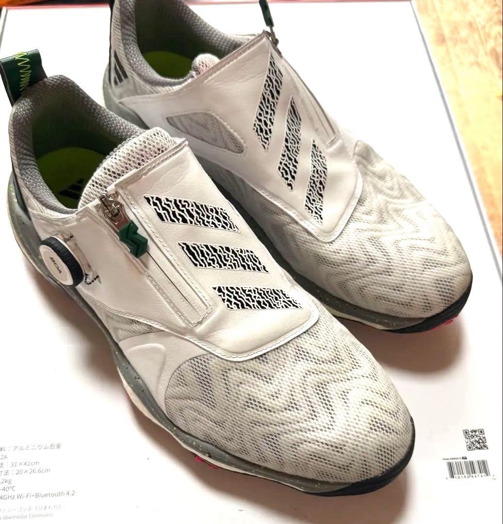 【美品】アディダス ゴルフシューズ コードカオス 25 ボア 27.5