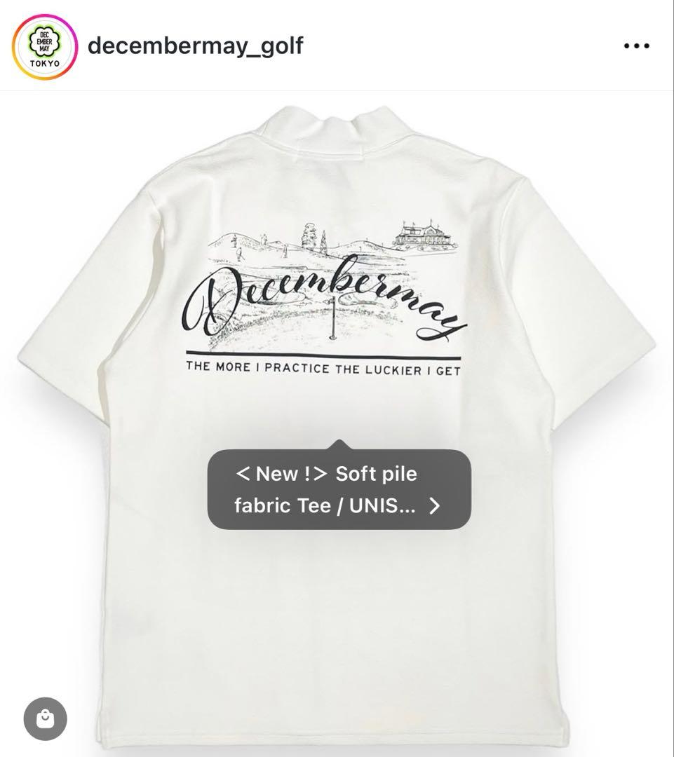 DECEMBERMAY☆ Soft pile fabric Tee