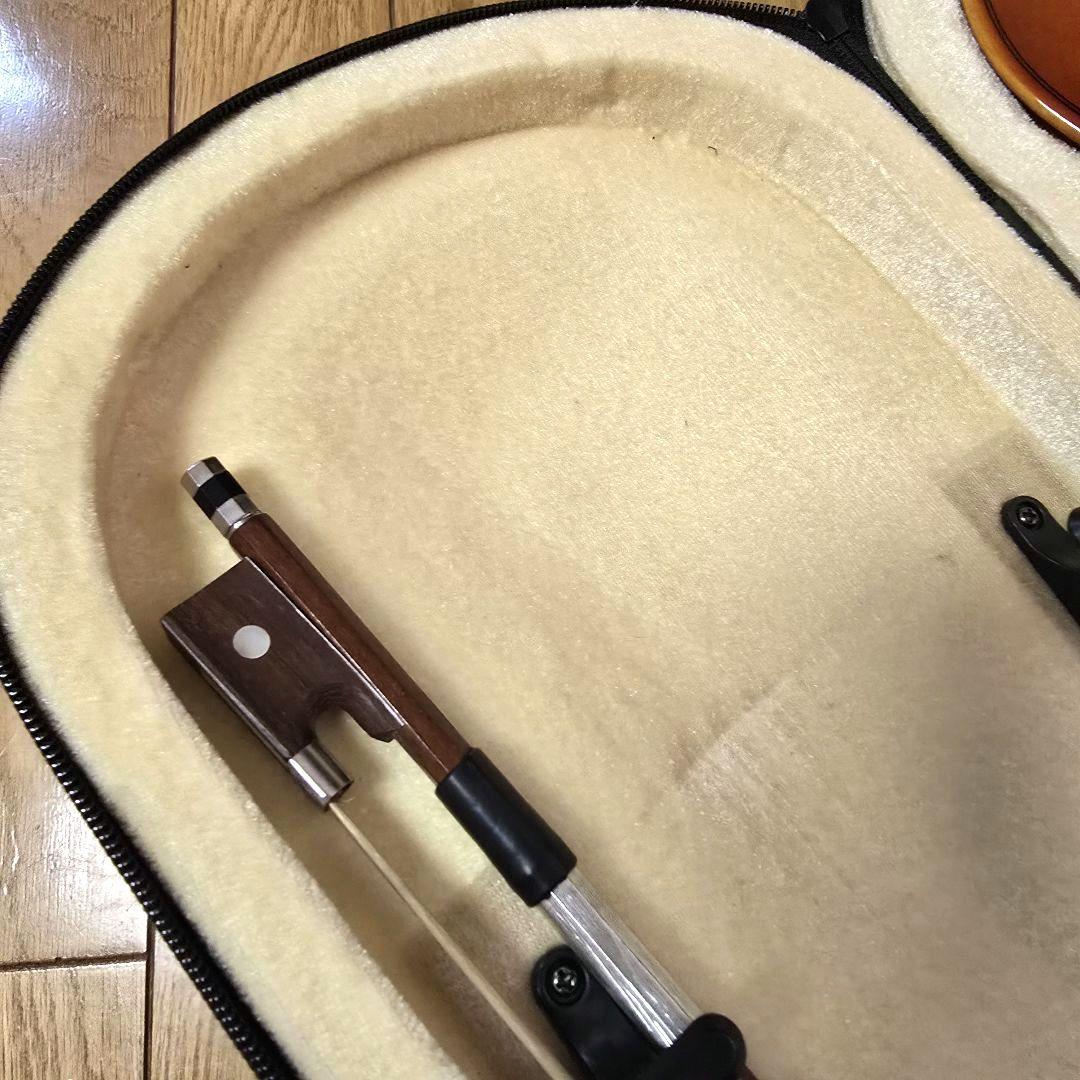 1/2サイズ バイオリン 初心者 子供用 フレット付き バイオリンセット