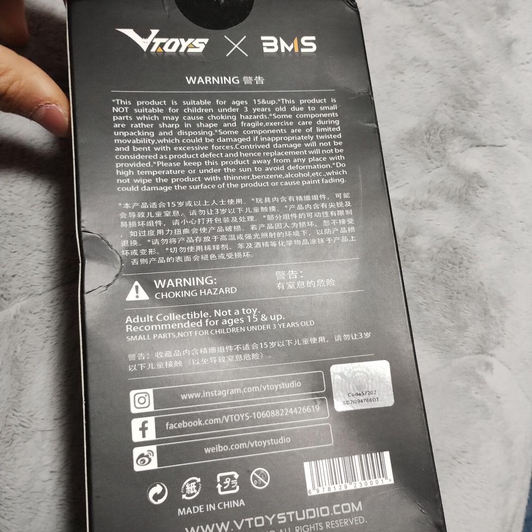 VTOYS x 3MS 1/12アクションフィギュア VB003 可動 素体
