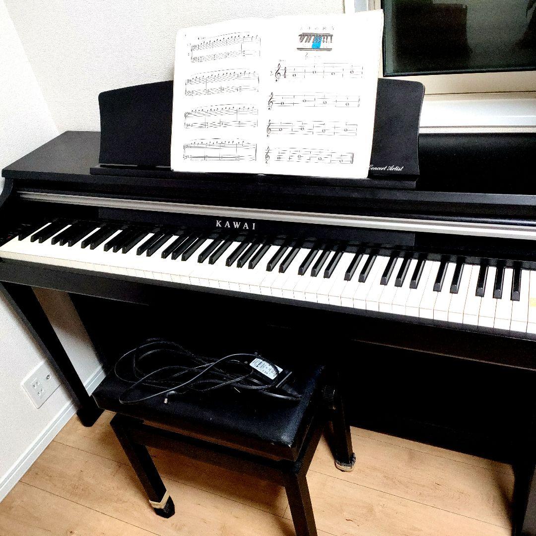 KAWAI CA13B　木製鍵盤　電子ピアノ　難あり