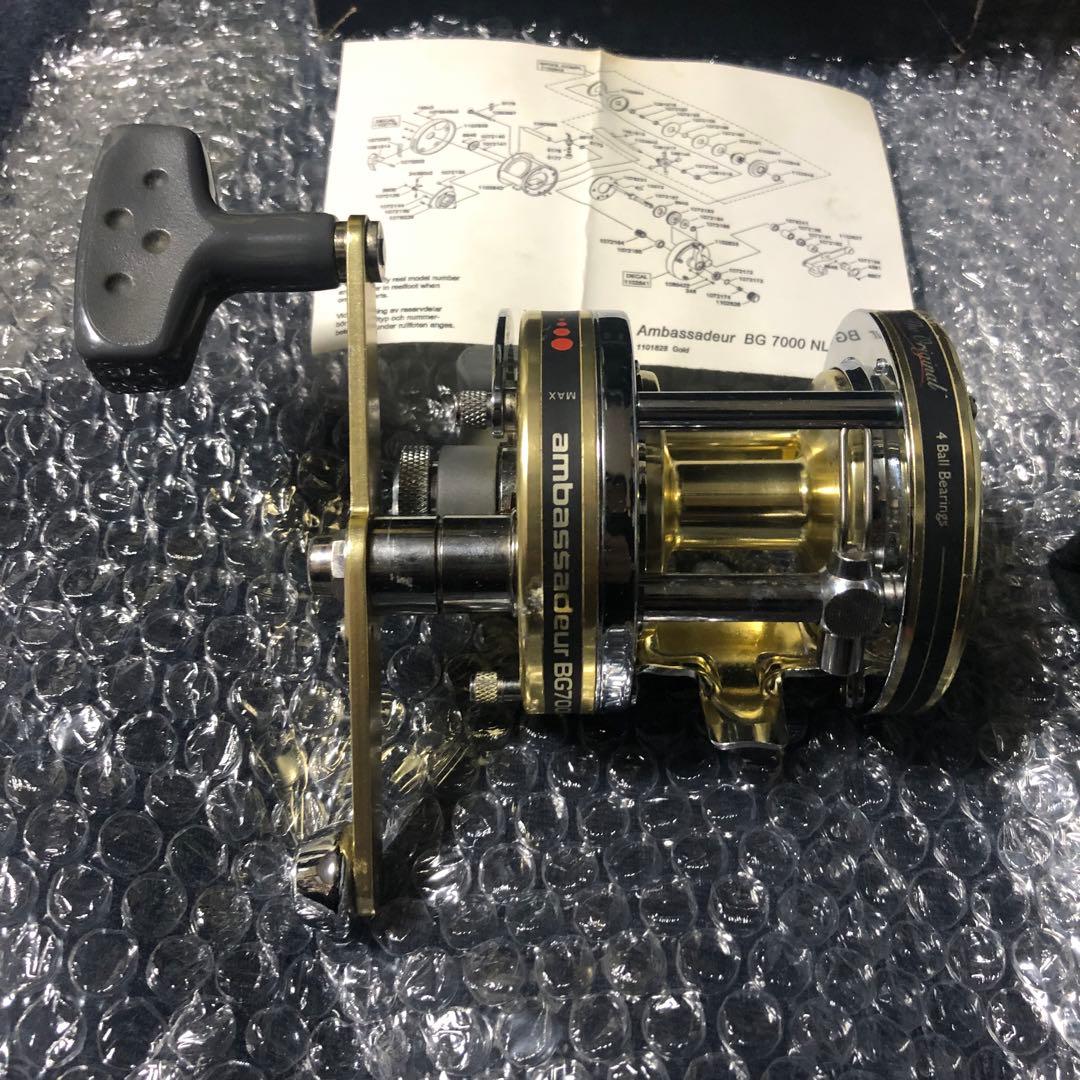 【希少】ABU アブ　アンバサダー BG 7000NLD シャンパンゴールド