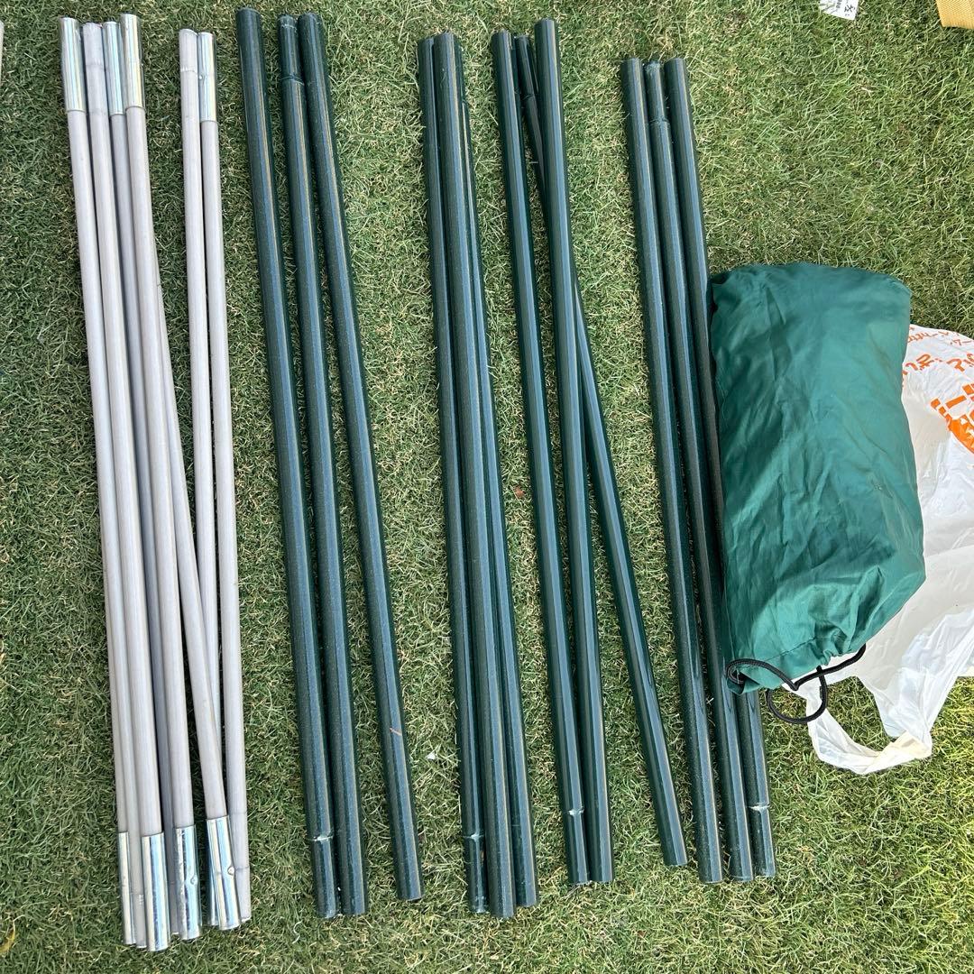 美品　Coleman ラウンドスクリーン2ルームハウス 付属品完備
