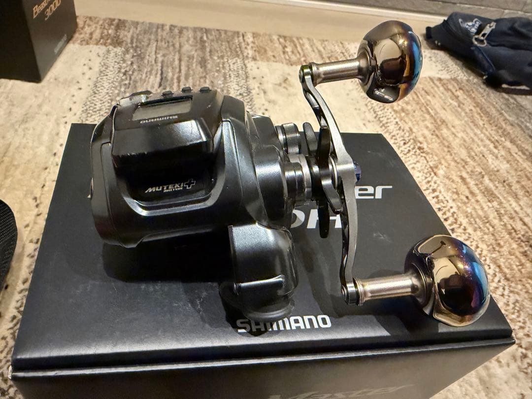 シマノ　FORCE MASTER201 リブレハンドル付　①