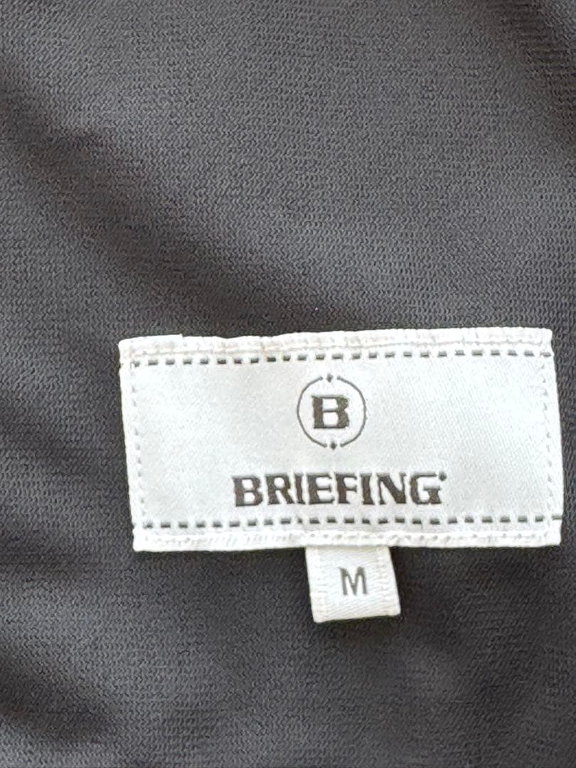 ブリーフィング BRIEFINGフリースベスト Mブラック