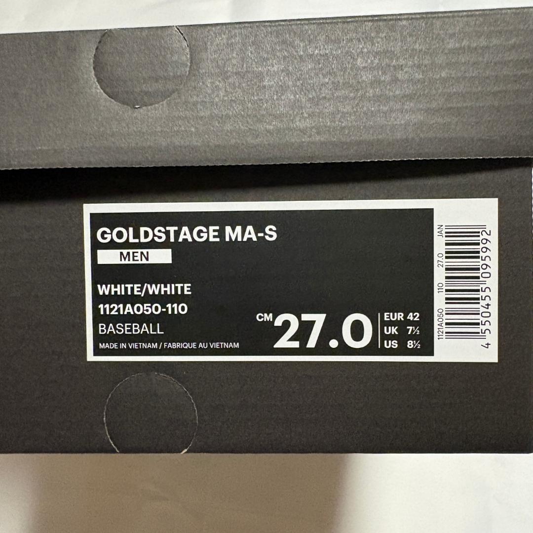 ◆新品未使用◆アシックス asics GOLDSTAGE MA-S 27cm